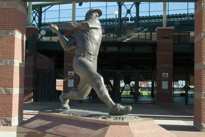 Framed Print : Mickey Mantle Print, Bricktown Ballpark Framed Print : Mickey Mantle Print, Bricktown Ballpark