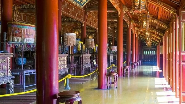 To Mieu Temple interior, Imperial City of Hue, UNESCO World Heritage Site, Thua Thien-Hue Province