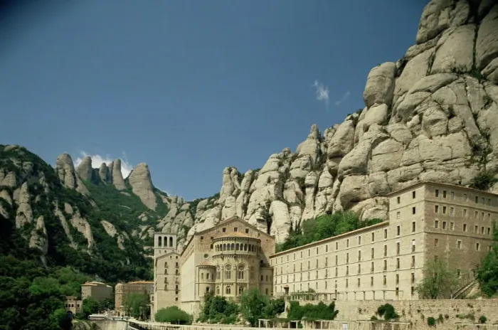 Framed Print : Montserrat Monastery Print Framed Print : Montserrat Monastery Print