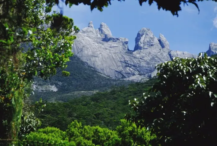 Framed Print : Mount Kinabalu Print, Borneo Landscape