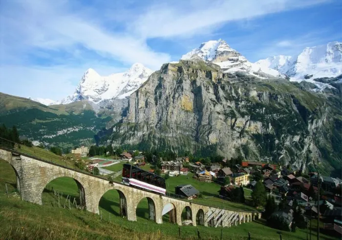 Framed Print : Mt Eiger, Mt Jungfrau and Mt Monch Print Framed Print : Mt Eiger, Mt Jungfrau and Mt Monch Print