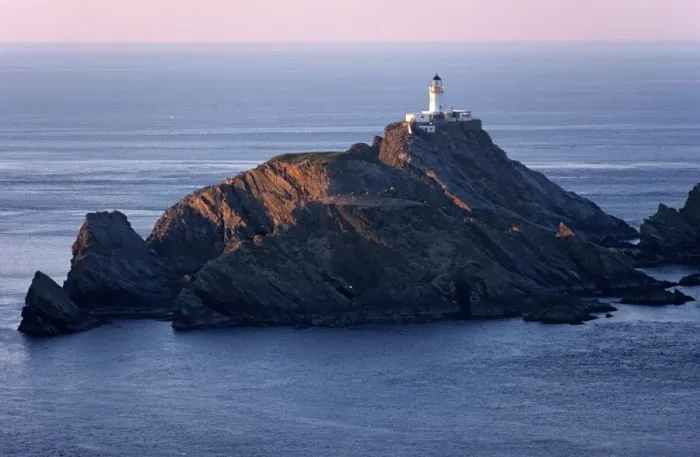 Framed Print : Muckle Flugga Lighthouse Print Framed Print : Muckle Flugga Lighthouse Print