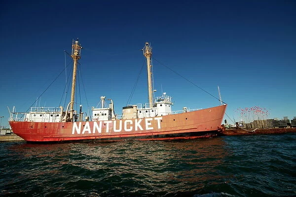 Nantucket Light Ship, Boston Harbour, Boston, Massachusetts, New England