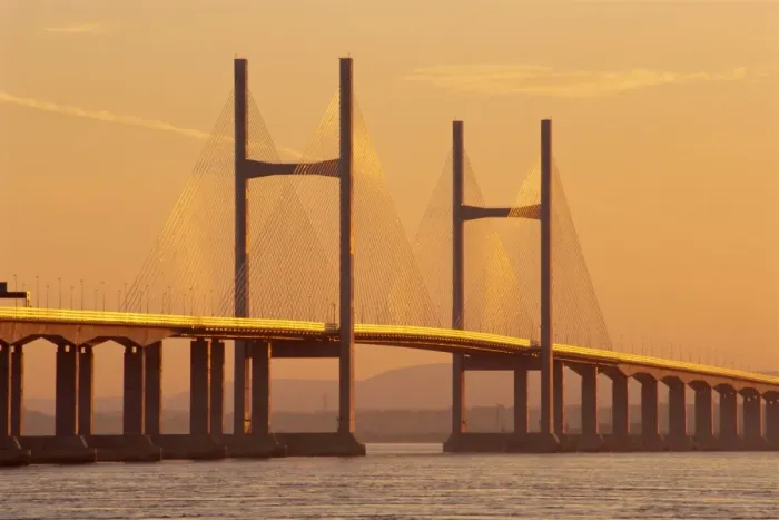 Framed Print : New Severn Bridge Print Framed Print : New Severn Bridge Print