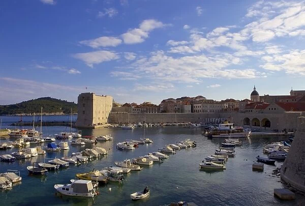 Old Port harbour area, Dubrovnik, UNESCO World Heritage Site, Croatia, Europe