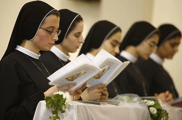 Ordination of nuns of the Sisters of the Rosary, Beit Jala, Palestine National Authority