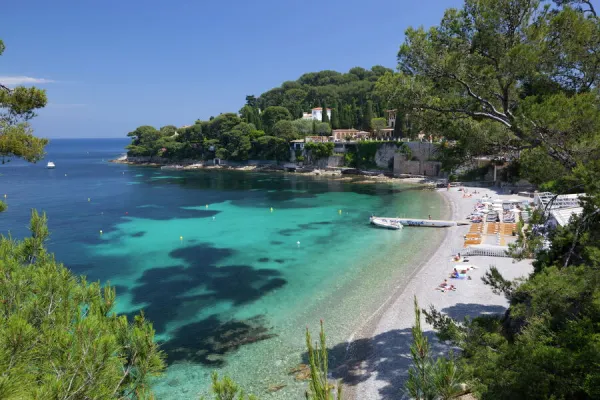 Paloma Beach, Saint-Jean-Cap-Ferrat, Provence-Alpes-Cote d Azur, Provence, France, Mediterranean, Europe