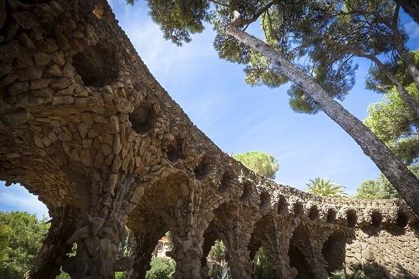 Parc Guell, UNESCO World Heritage Site, Barcelona, Catalonia, Spain, Europe