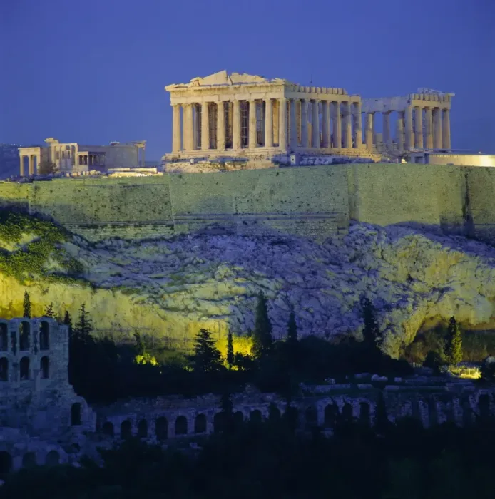 Framed Print : The Parthenon and Acropolis Print, Athens, Greece Framed Print : The Parthenon and Acropolis Print, Athens, Greece