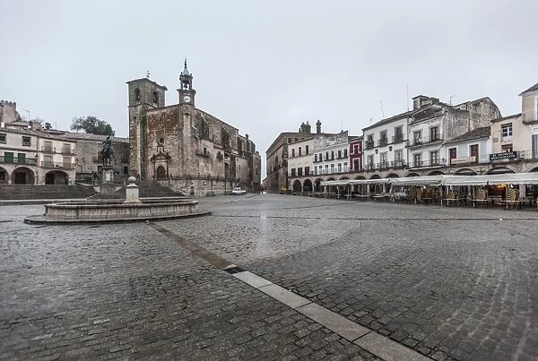 The Plaza Mayor, Trujillo, Caceres, Extremadura, Spain, Europe