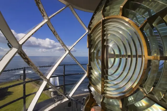 Framed Print : Point Vincente Lighthouse Lens Print Framed Print : Point Vincente Lighthouse Lens Print