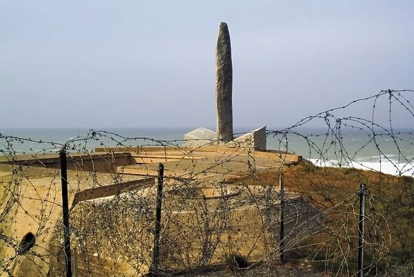 Pointe du Hoc (Le Hoc Point), site of D-Day landings in June 1944 during Second World War