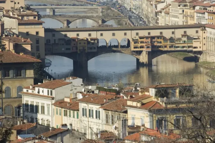 Framed Print : Ponte Vecchio Print, Florence Italy Framed Print : Ponte Vecchio Print, Florence Italy