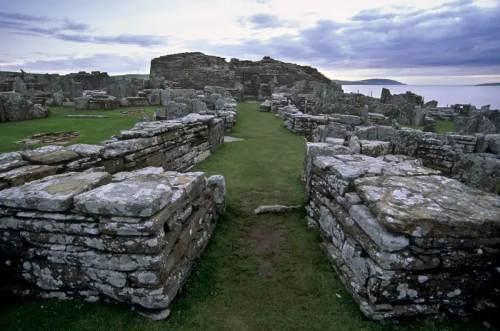Framed Print : Print of Processional Path leading to Broch of Gurness Framed Print : Print of Processional Path leading to Broch of Gurness