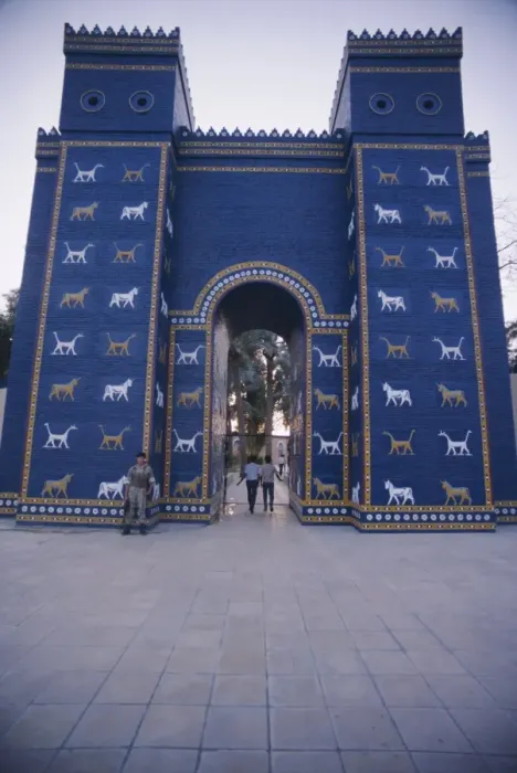 Framed Print : The Ishtar Gate Print Framed Print : The Ishtar Gate Print