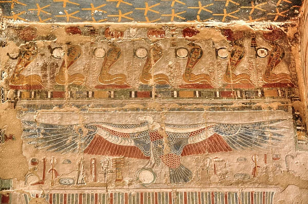 Reliefs, Chapel of Anubis, Hatshepsut Mortuary Temple (Deir el-Bahri)