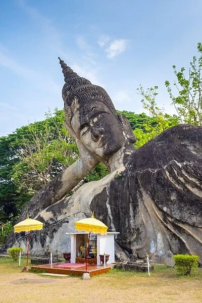 Religious statues at Buddha Park (Xieng Khuan), Vientiane, Laos, Indochina, Southeast Asia