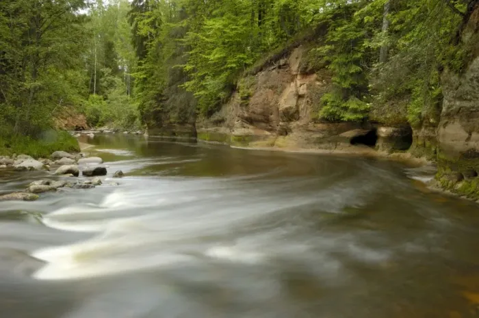Framed Print : River Amata Print, Gauja National Park Landscape Framed Print : River Amata Print, Gauja National Park Landscape
