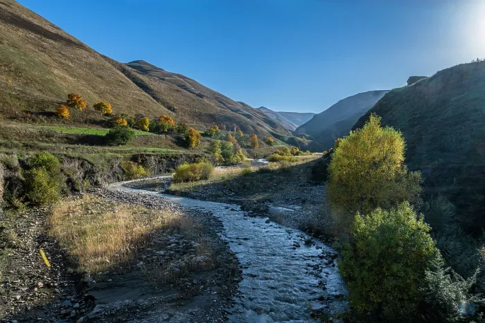 Framed Print : Dagestan Valley Landscape Print Framed Print : Dagestan Valley Landscape Print
