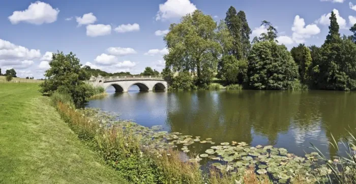 Framed Print : Robert Adam Bridge Print, Compton Verney, Warwickshire Framed Print : Robert Adam Bridge Print, Compton Verney, Warwickshire
