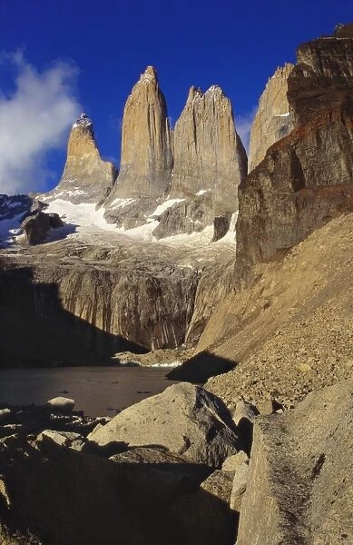 Rock Formation at Tierra Del Fuego National Park, Chile, Latin America
