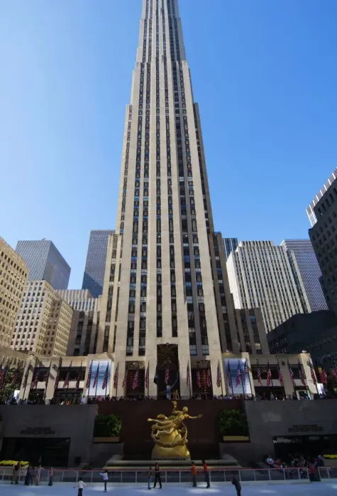 Framed Print : The Rockefeller Center Print Framed Print : The Rockefeller Center Print