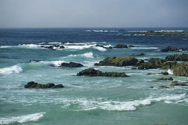 Rocky coastline as seen from the 17 Mile Drive