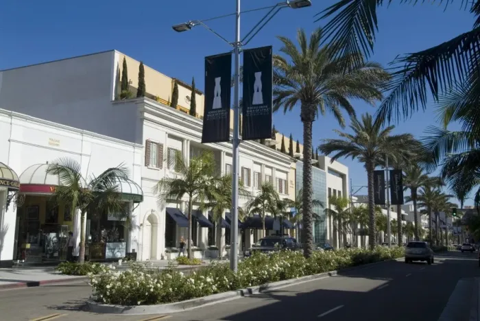 Framed Print : Rodeo Drive Print: Beverly Hills Luxury Shopping Strip Framed Print : Rodeo Drive Print: Beverly Hills Luxury Shopping Strip