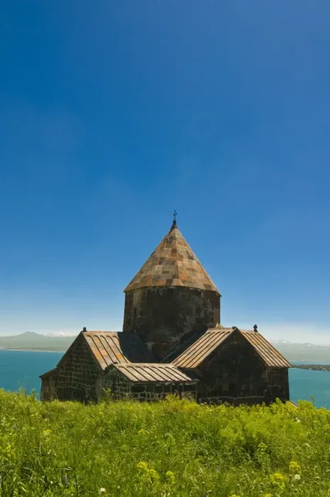 Framed Print : WorldInPrint: Sevanavank Print by Lake Sevan, Armenia Framed Print : WorldInPrint: Sevanavank Print by Lake Sevan, Armenia