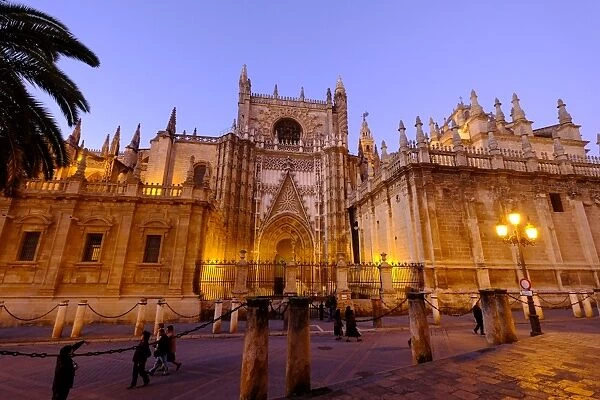 Seville Cathedral, UNESCO World Heritage Site, Seville, Andalucia, Spain, Europe
