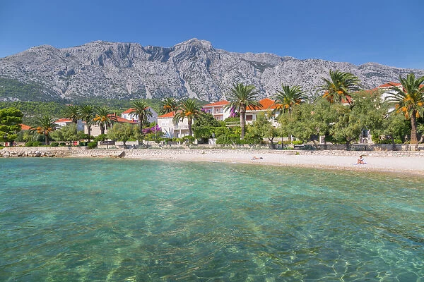 Shingle Beach, Orebic, Dalmatia, Croatia, Europe