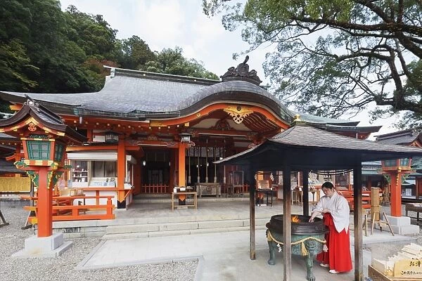 Shinto shrine, Nachi, UNESCO World Heritage Site, Wakayama Prefecture, Honshu, Japan, Asia