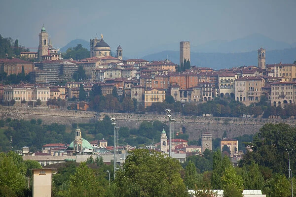 Skyline, Bergamo, Lombardy, Italy, Europe