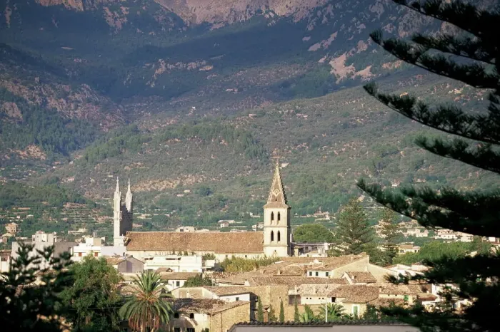 Framed Print : Soller Print - Mediterranean Landscape Framed Print : Soller Print - Mediterranean Landscape