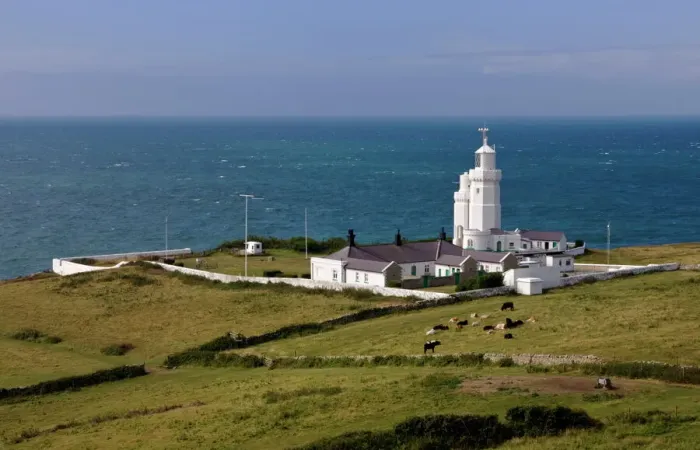 Framed Print : St Catherines Point Lighthouse Print Framed Print : St Catherines Point Lighthouse Print