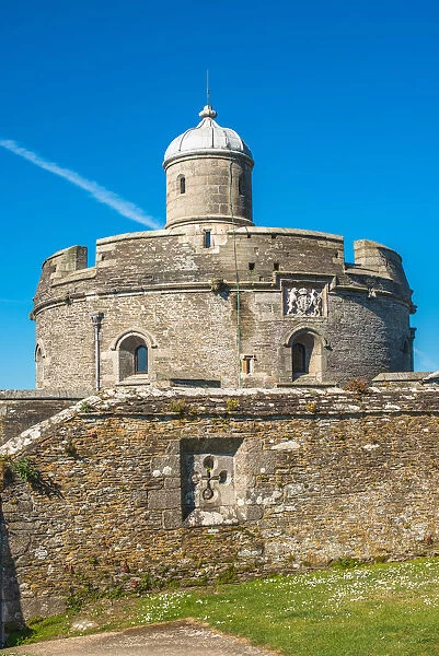 St. Mawes Castle, an artillery fort constructed by Henry VIII near Falmouth, Cornwall