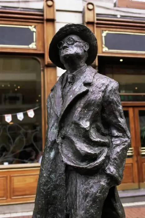Framed Print : James Joyce Statue Print, OConnell Street, Dublin Framed Print : James Joyce Statue Print, OConnell Street, Dublin