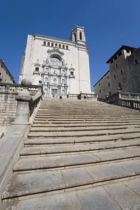 Framed Print : Cathedral Steps Print, Girona Old Town Framed Print : Cathedral Steps Print, Girona Old Town