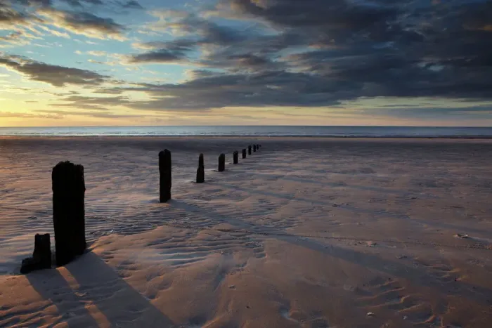 Framed Print : A Summer Sunset at Brancaster Print, Norfolk, England Framed Print : A Summer Sunset at Brancaster Print, Norfolk, England