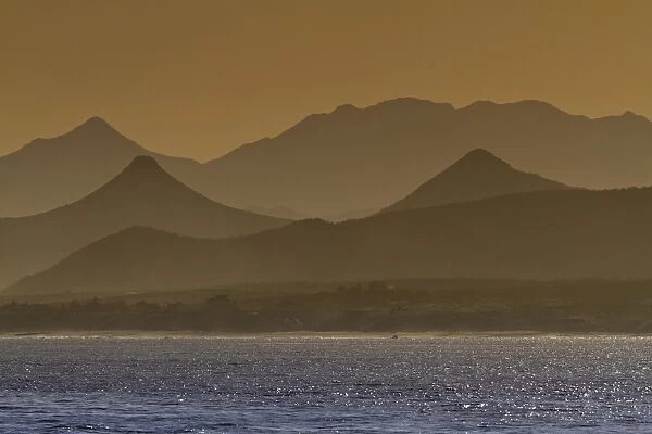 Sunset, Baja Peninsula, Gulf of California (Sea of Cortez), Baja California Sur, Mexico, North America