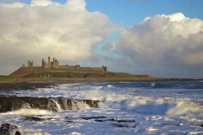 Framed Print : Dunstanburgh Castle Print Framed Print : Dunstanburgh Castle Print