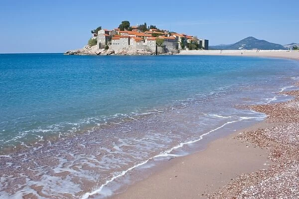 Sveti Stefan, seaside resort in western Montenegro, Europe