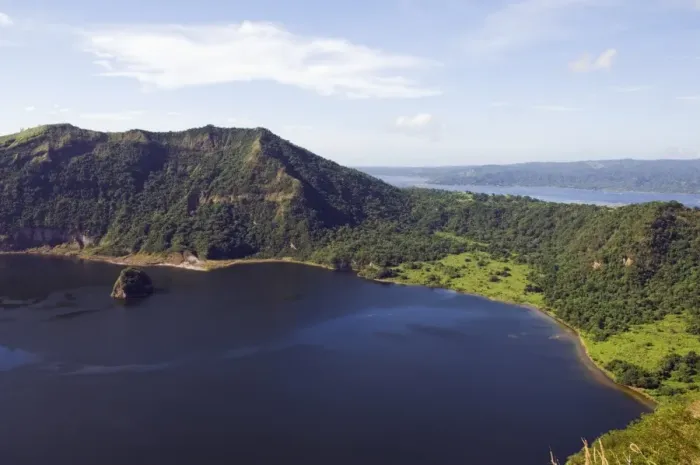 Framed Print : Taal Volcano Print Framed Print : Taal Volcano Print
