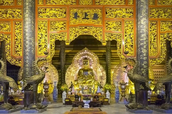 Tam The Hall at Bai Dinh Temple (Chua Bai Dinh), Gia Vien District, Ninh Binh Province