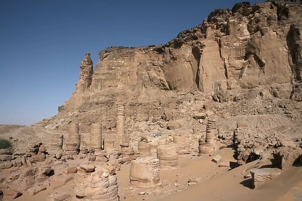 The Temple of Amun and the holy mountain of Jebel Barkal
