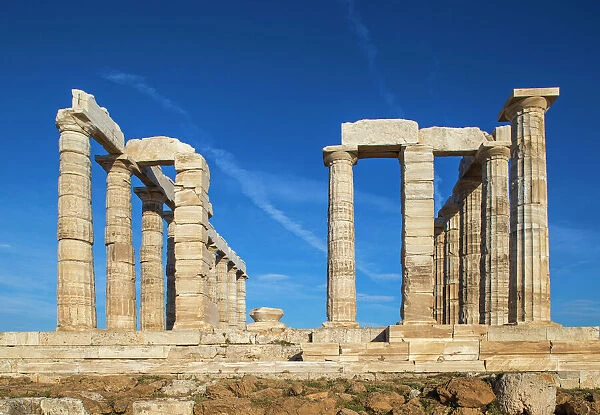 Temple of Poseidon, Cape Sounion, near Athens, Greece, Europe