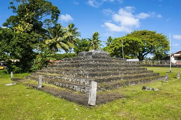 Tia Seu Lupe, burial mound, American Samoa, South Pacific, Pacific
