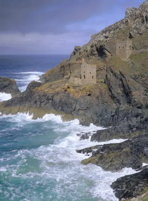 Framed Print : Tin Mine Print, Botallack Coast Framed Print : Tin Mine Print, Botallack Coast