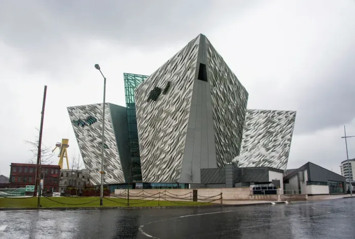 Framed Print : Titanic Museum Print: Belfast, Northern Ireland Framed Print : Titanic Museum Print: Belfast, Northern Ireland