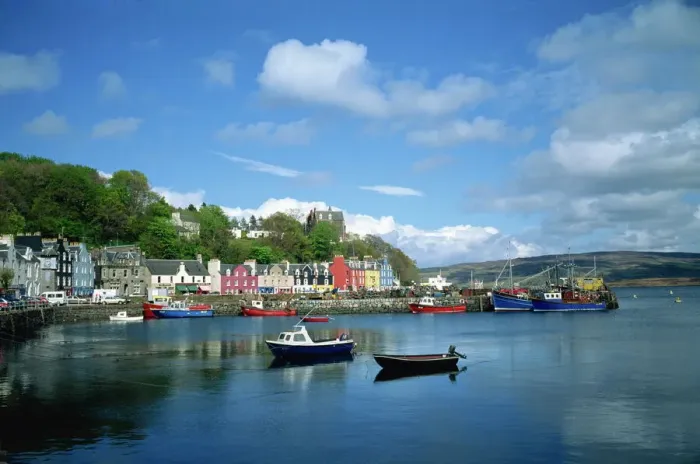 Framed Print : Tobermory Village Print, Isle of Mull, Scotland Framed Print : Tobermory Village Print, Isle of Mull, Scotland